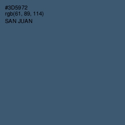 #3D5972 - San Juan Color Image