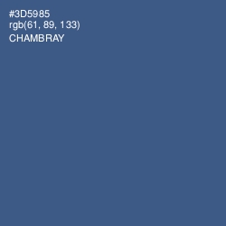 #3D5985 - Chambray Color Image