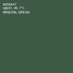 #3D5A47 - Mineral Green Color Image