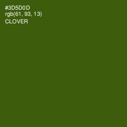 #3D5D0D - Clover Color Image