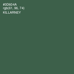 #3D604A - Killarney Color Image