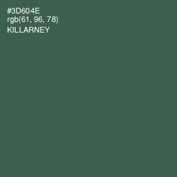 #3D604E - Killarney Color Image