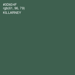 #3D604F - Killarney Color Image