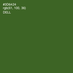 #3D6424 - Dell Color Image