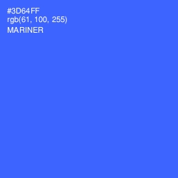 #3D64FF - Mariner Color Image