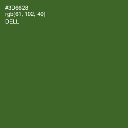 #3D6628 - Dell Color Image