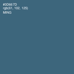 #3D667D - Ming Color Image