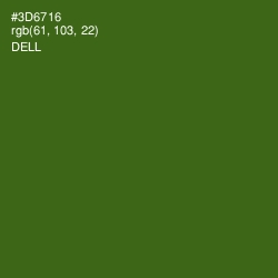 #3D6716 - Dell Color Image