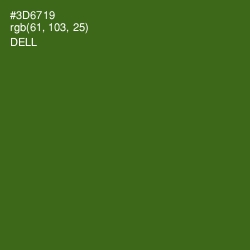 #3D6719 - Dell Color Image