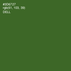 #3D6727 - Dell Color Image