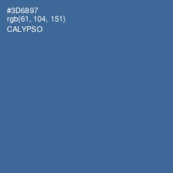 #3D6897 - Calypso Color Image