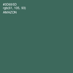 #3D695D - Amazon Color Image