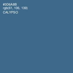 #3D6A8B - Calypso Color Image