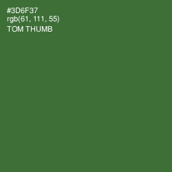 #3D6F37 - Tom Thumb Color Image