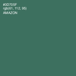 #3D705F - Amazon Color Image