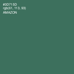 #3D715D - Amazon Color Image