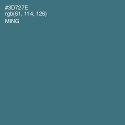 #3D727E - Ming Color Image