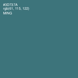 #3D737A - Ming Color Image