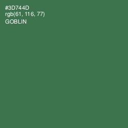 #3D744D - Goblin Color Image