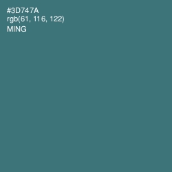 #3D747A - Ming Color Image