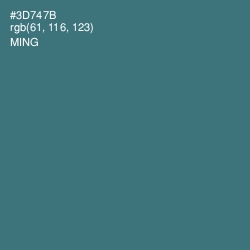 #3D747B - Ming Color Image