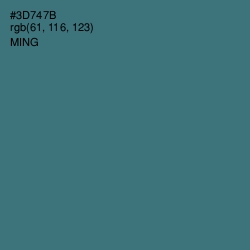 #3D747B - Ming Color Image