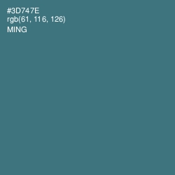 #3D747E - Ming Color Image