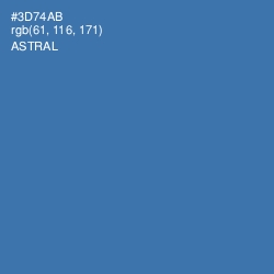 #3D74AB - Astral Color Image