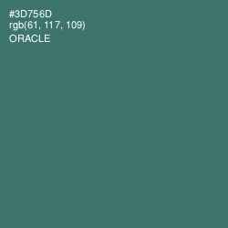 #3D756D - Oracle Color Image