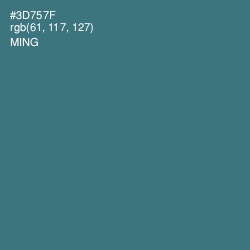 #3D757F - Ming Color Image