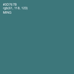 #3D767B - Ming Color Image