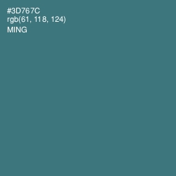 #3D767C - Ming Color Image