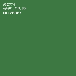 #3D7741 - Killarney Color Image