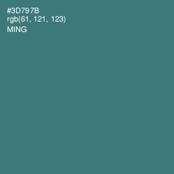 #3D797B - Ming Color Image