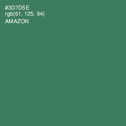 #3D7D5E - Amazon Color Image