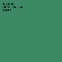 #3D8966 - Sea Green Color Image