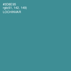 #3D8E95 - Lochinvar Color Image