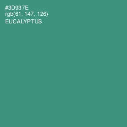 #3D937E - Eucalyptus Color Image