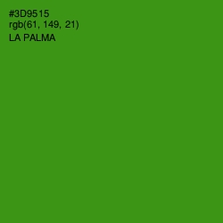 #3D9515 - La Palma Color Image