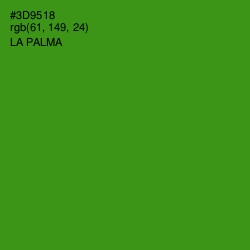 #3D9518 - La Palma Color Image