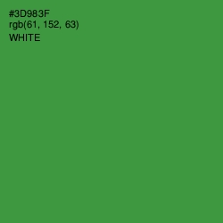 #3D983F - Forest Green Color Image