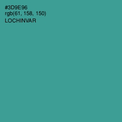 #3D9E96 - Lochinvar Color Image
