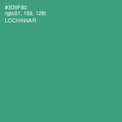 #3D9F80 - Lochinvar Color Image