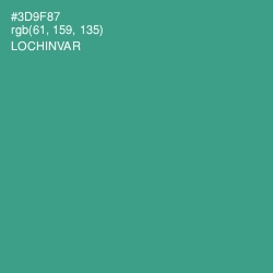 #3D9F87 - Lochinvar Color Image