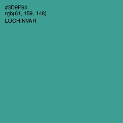 #3D9F94 - Lochinvar Color Image