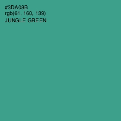 #3DA08B - Jungle Green Color Image