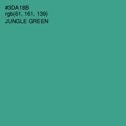 #3DA18B - Jungle Green Color Image