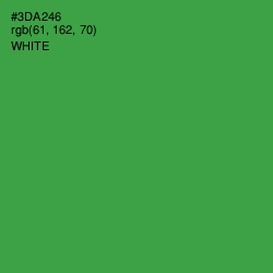 #3DA246 - Sea Green Color Image