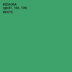 #3DA36A - Sea Green Color Image