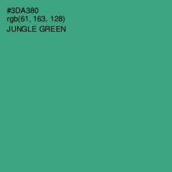 #3DA380 - Jungle Green Color Image